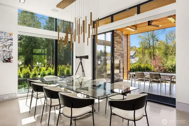 Photo of adjacent, completed home (lot 3) Dining room - for representation purposes only.