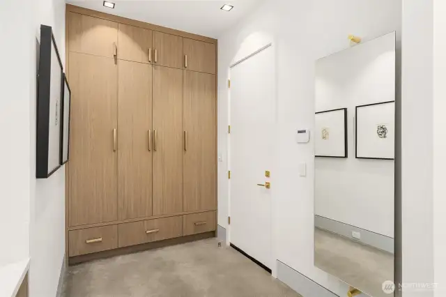 Photo of adjacent, completed home (lot 3) Mudroom - for representation purposes only.