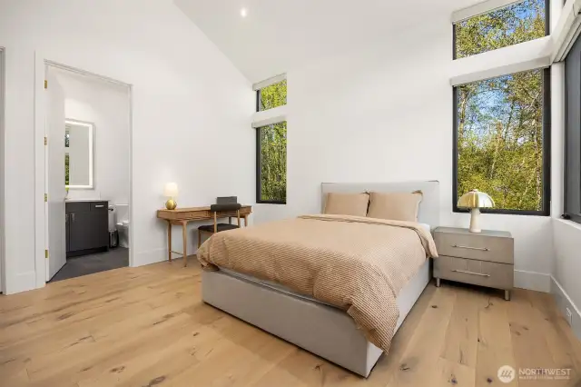 Photo of adjacent, completed home (lot 3) Guest room- for representation purposes only.