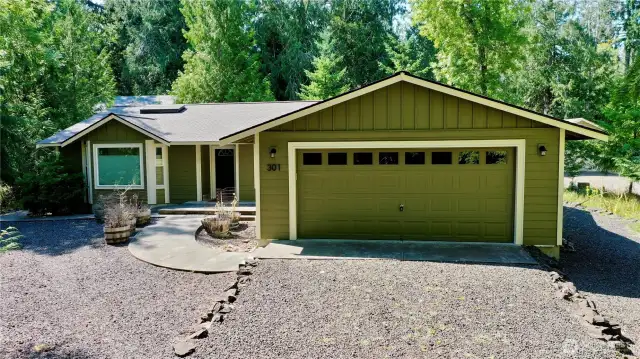 Fresh exterior paint, New facia boards and gutter
