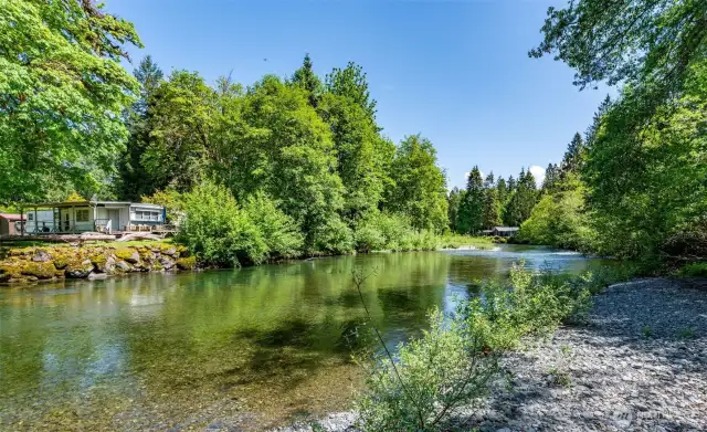 View up river