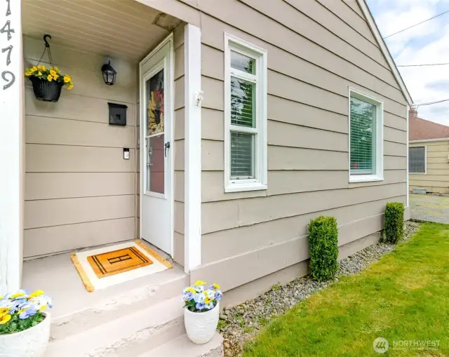 Covered front porch