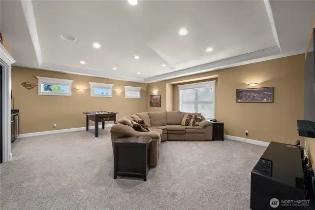 Bonus room off theater room.