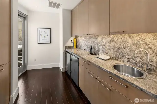 upstair kitchenette