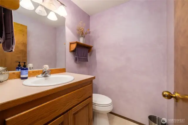 Down stairs 1/2 bathroom