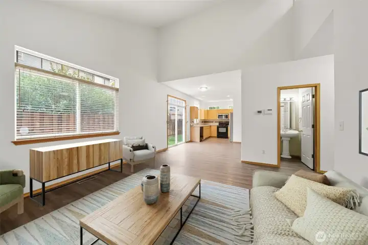 Living Room - Virtually Staged