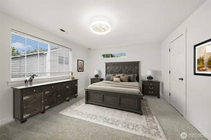 Owner's Suite Bedroom - Virtually Staged