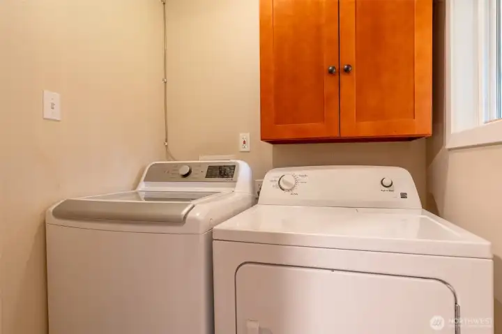 Laundry room on lower level