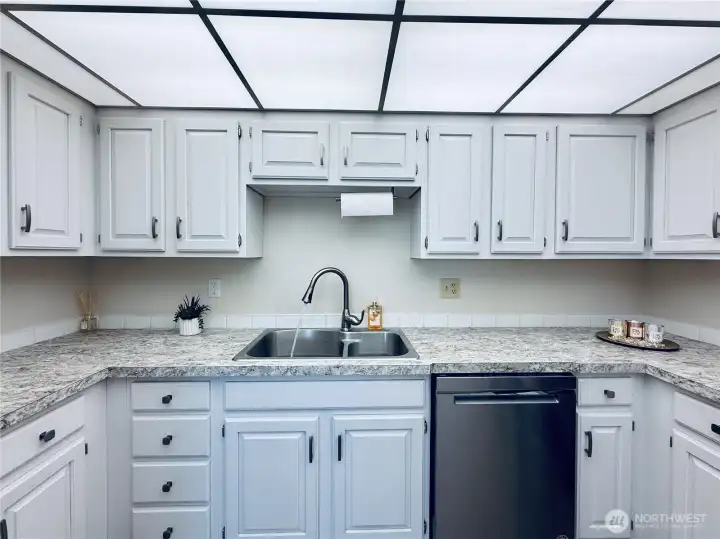 Expansive counter space along with a thoughtful layout makes this kitchen a dream