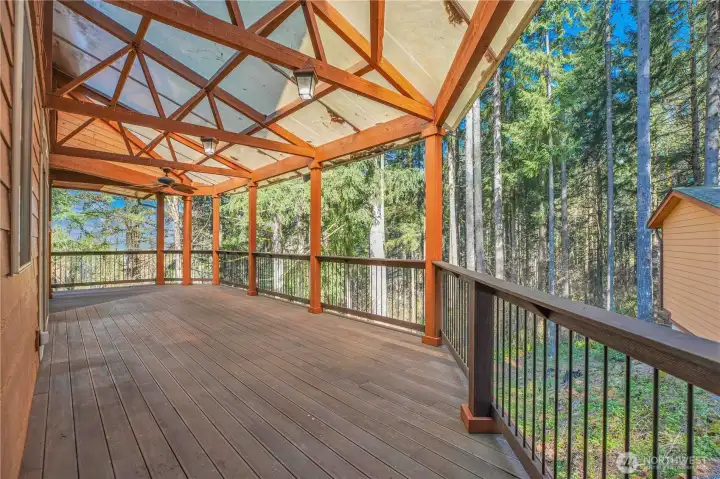 Covered Deck off Dining Room