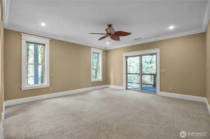 Primary Bedroom w/ Private Balcony