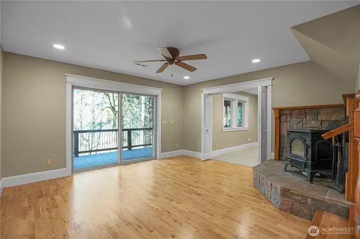 Lower Level Family Room w/ Exterior Entrance