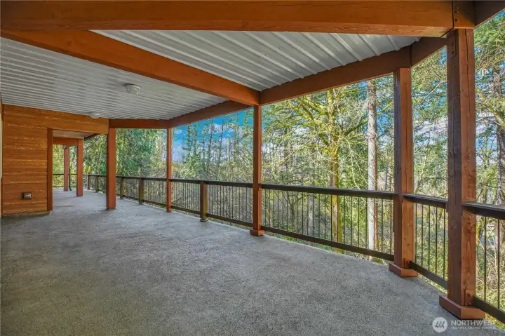 Lower Level Patio with Entrance