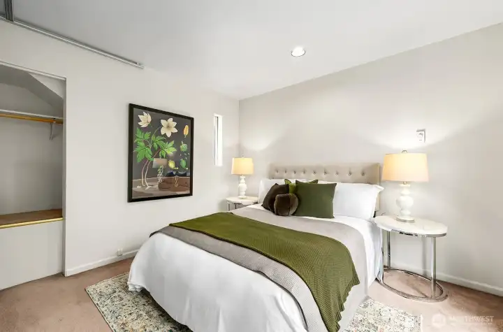 Primary bedroom is upstairs.