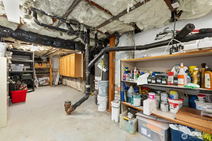 Partial basement accessed from the outside - great space for storage.