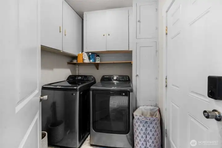 Laundry room on main floor