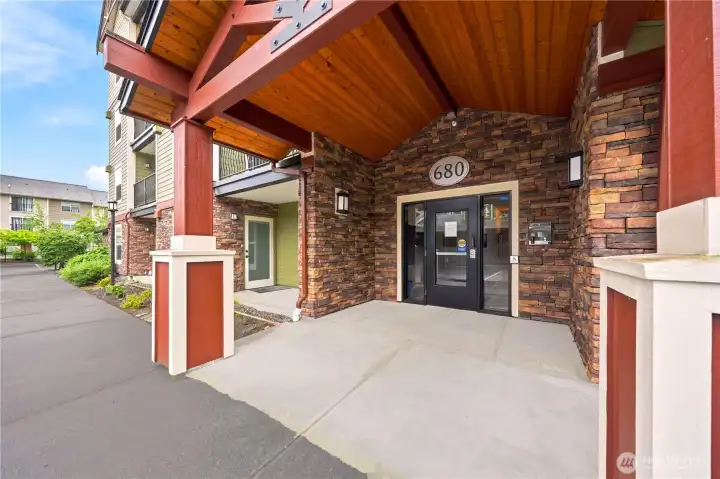 Secure entrance