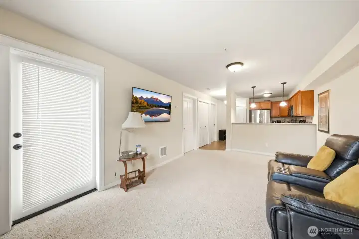 Living Room. Furniture Included