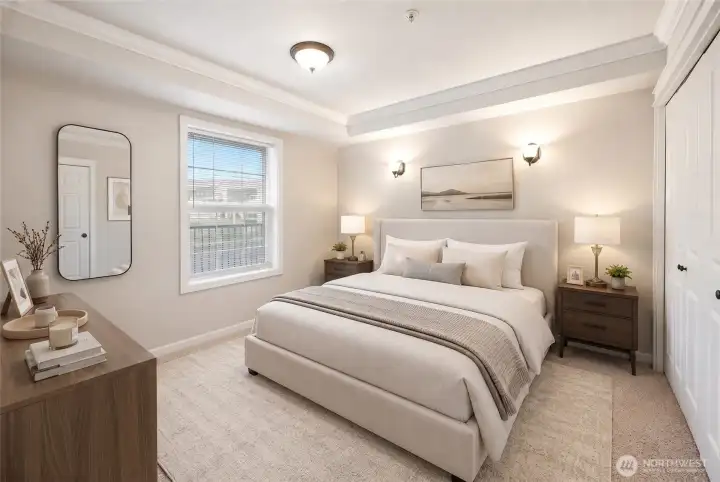 Primary Bedroom Virtual Staging