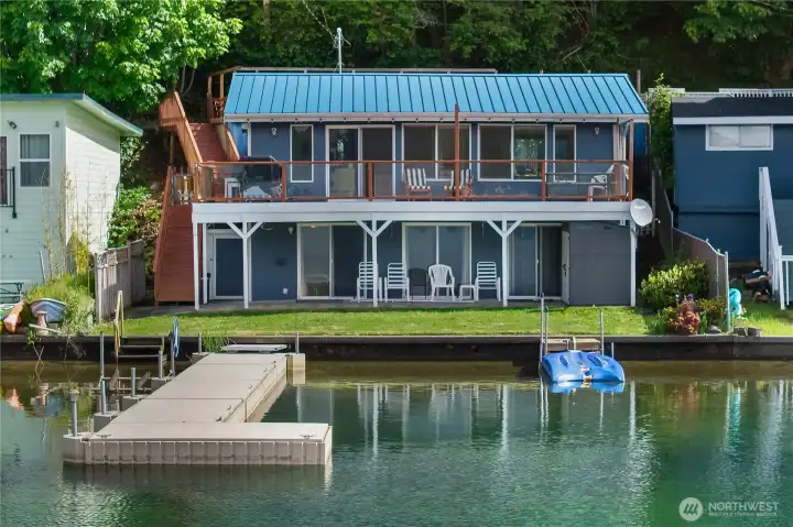Enjoy an easy waterfront lifestyle with dock access and lake activities right outside. Enjoy an easy waterfront lifestyle with dock access and lake activities right outside.