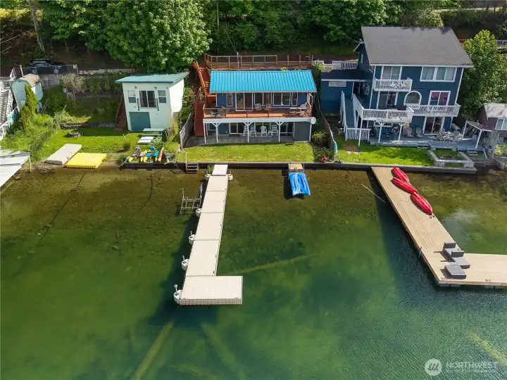 Make the most of lake living with your own dock, deck, lawn, and water access. Make the most of lake living with your own dock, deck, lawn, and water access.