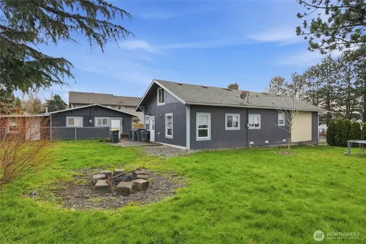 Large yard. Both homes have their own fenced yard. Large yard. Both homes have their own fenced yard.