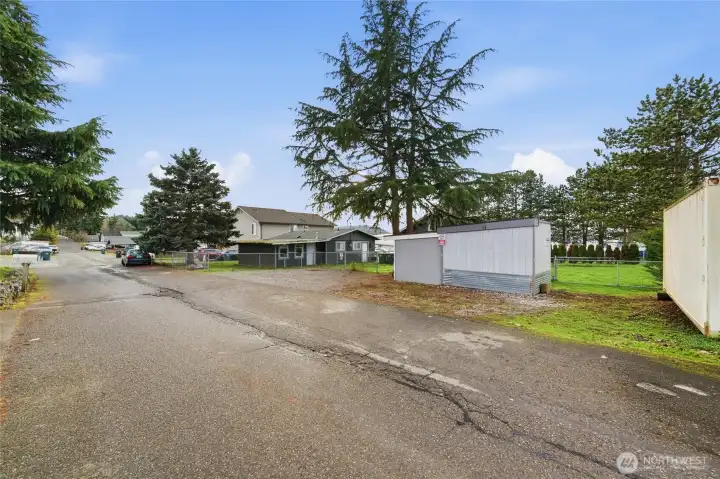 Plenty of off street parking - plus a storage shed! Plenty of off street parking - plus a storage shed!