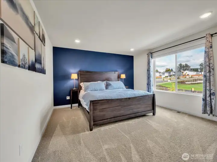 Large primary suite.