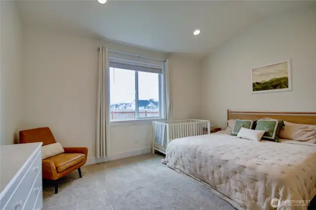 Spacious primary suite with ensuite and walk-in closet