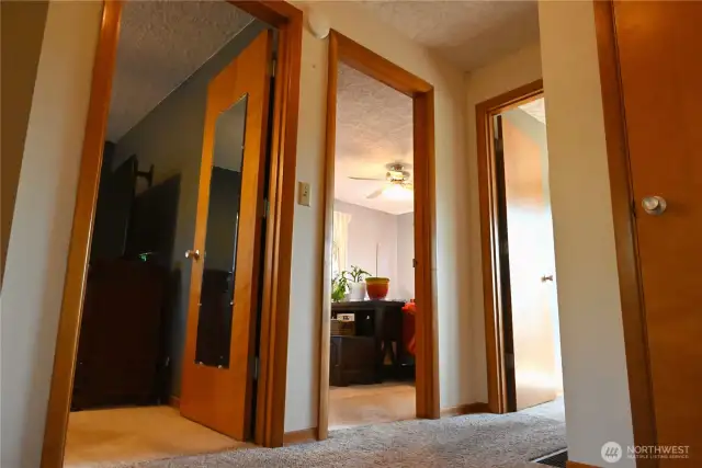 Three bedroom doors upper