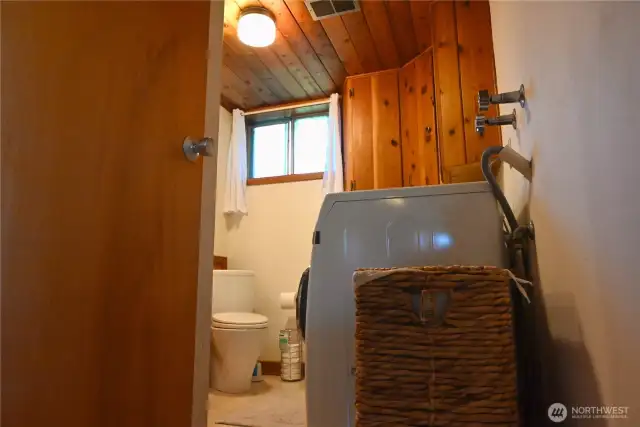 Laundry and 3/4 bath