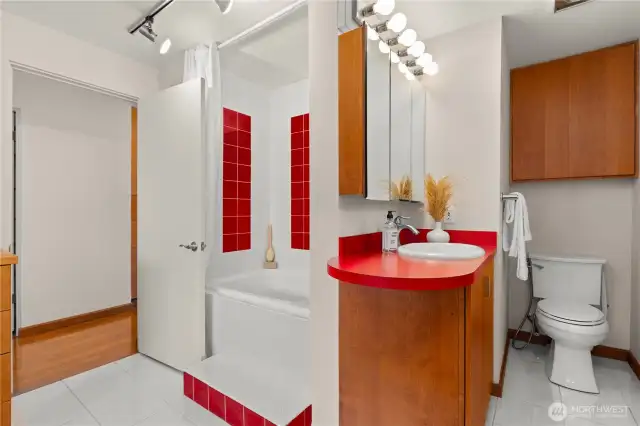 Primary bathroom.