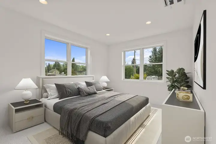 Virtually staged to show an example of how the space could be used.