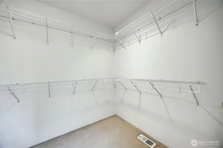The huge walk in closet!