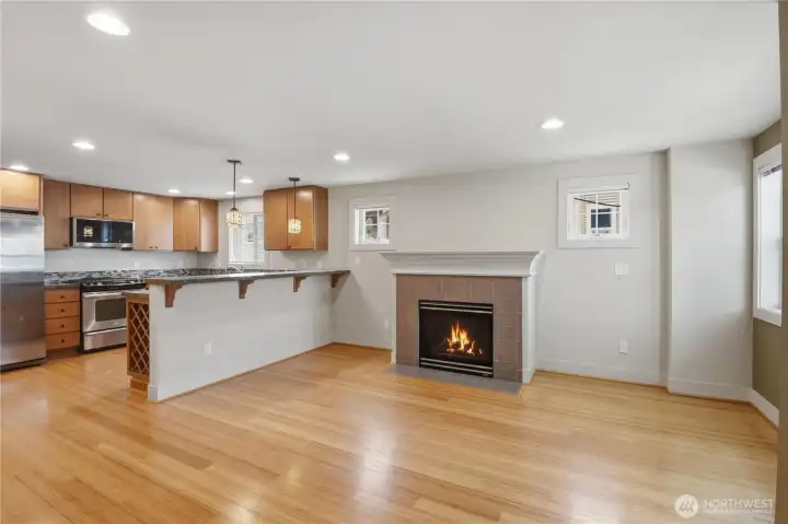 Living room with fireplace Living room with fireplace