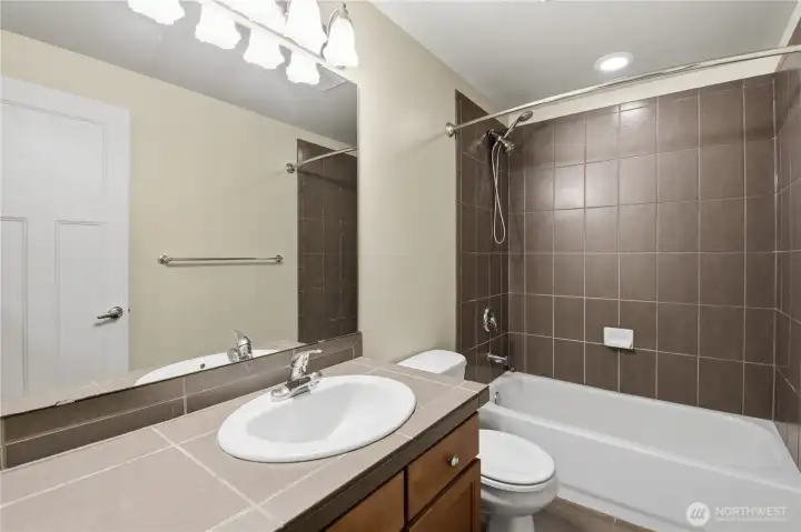 Lower level full bathroom Lower level full bathroom