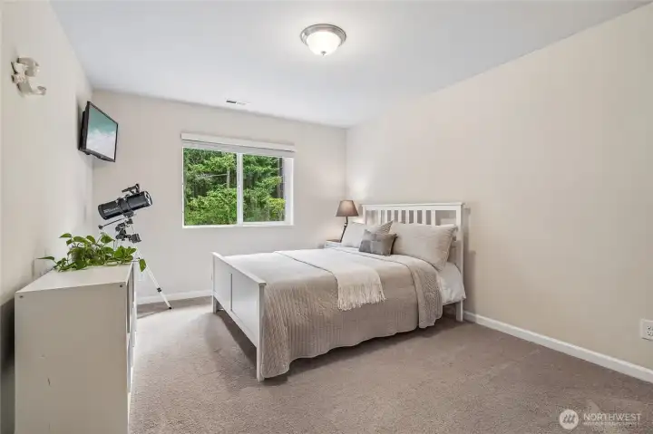Secondary rooms are oversized