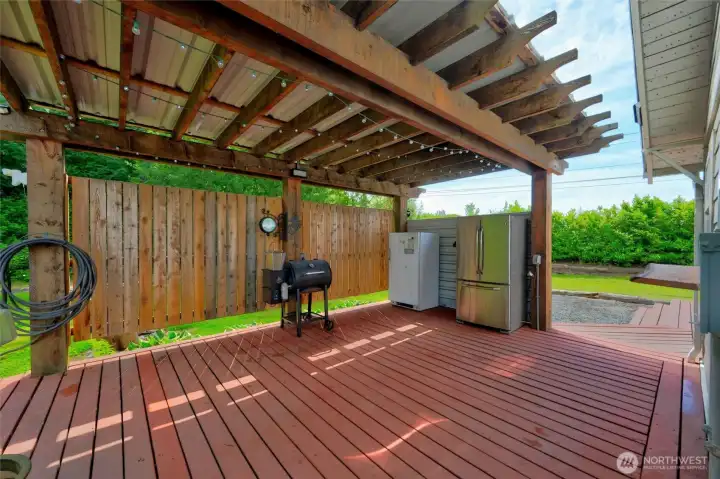 nice covered deck