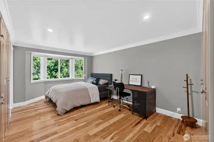 The 2nd main floor primary suite is spacious and offers ensuite bath The 2nd main floor primary suite is spacious and offers ensuite bath