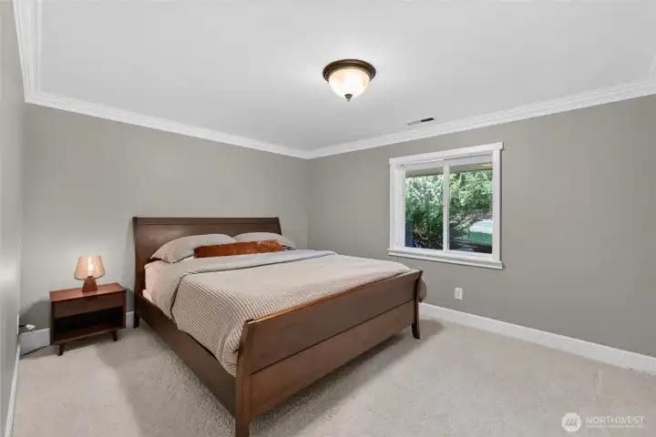 Lower level bedroom Lower level bedroom