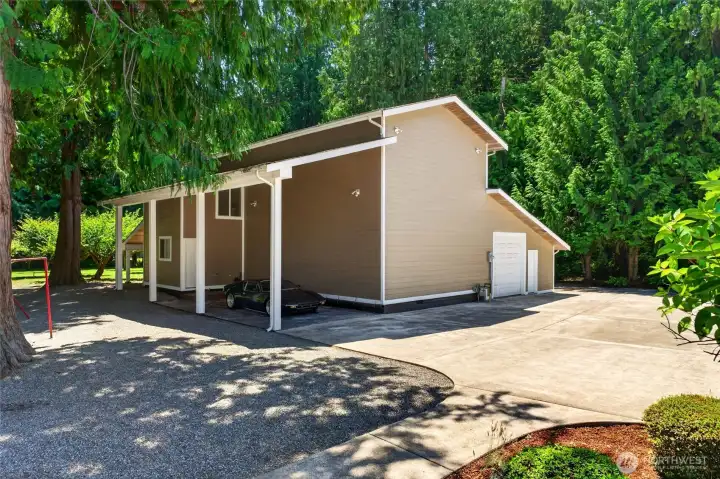 The estate continues to impress with the detached garage, shop and gym with a 3/4 bath and it's own septic system The estate continues to impress with the detached garage, shop and gym with a 3/4 bath and it's own septic system