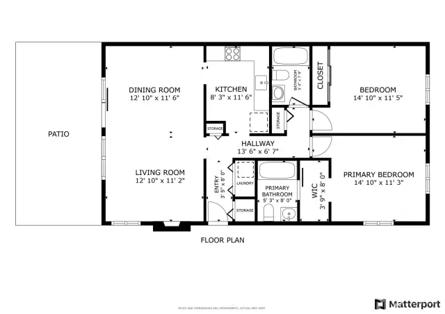 Single Level Living Floor Plan