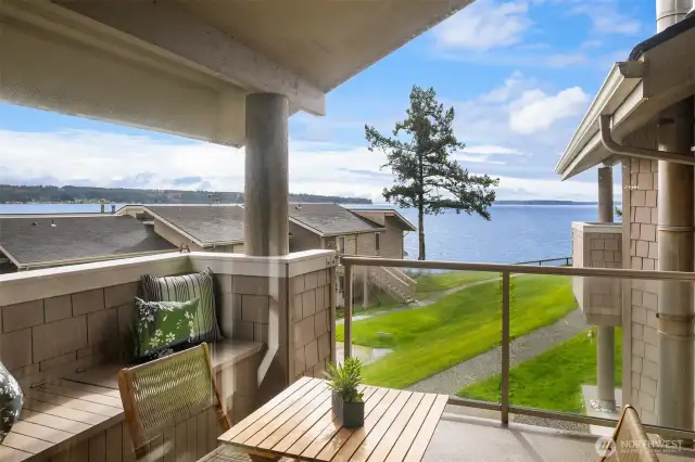View Looking SW to Mutiny Bay from Deck