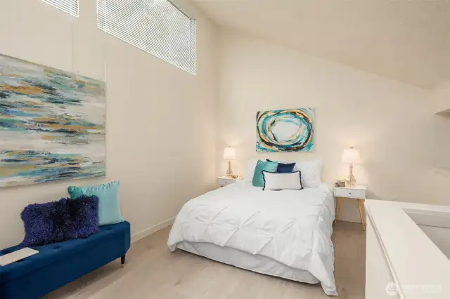 Loft Staged as 3rd Bedroom