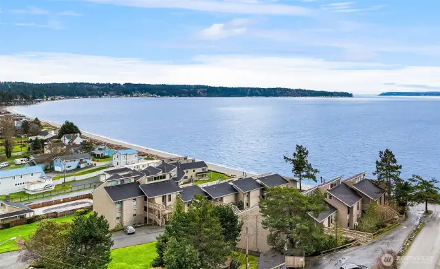 Mutiny Bay Riviera Complex Looking South, Drone Shot