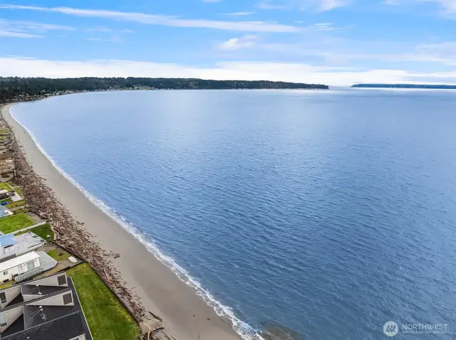 Mutiny Bay Beach From above Complex Looking South