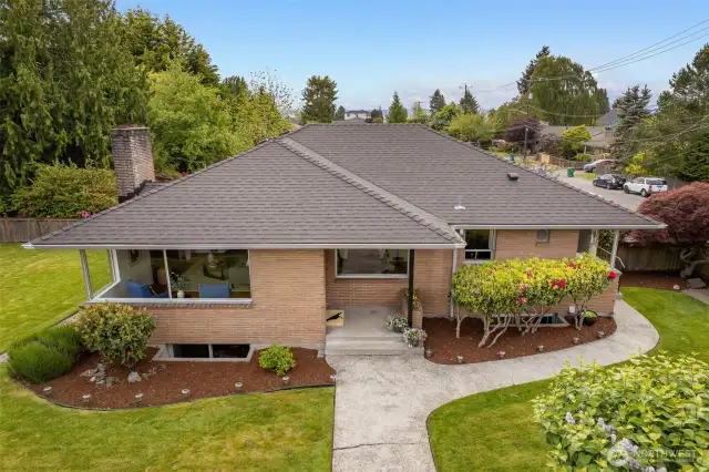 Large flat lot.