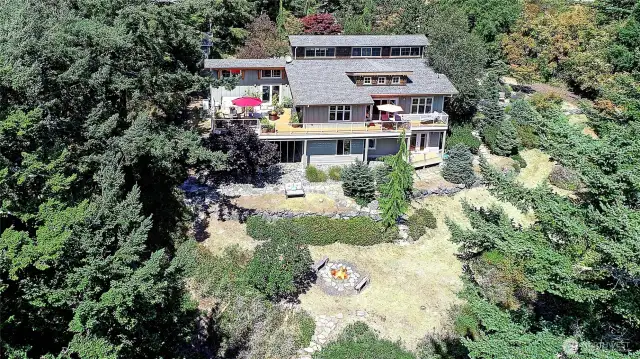Aerial View Rear Exterior