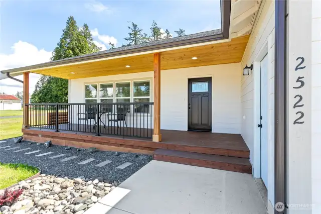 Walkway to front door
