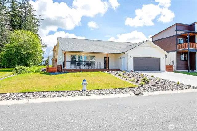 This home sits in newer neighborhood